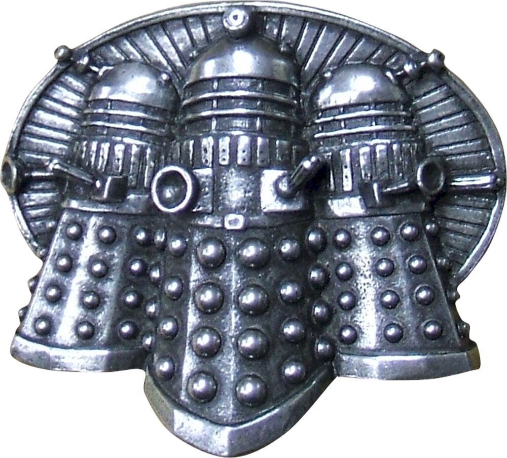 4688 Dalek Pewter Belt Buckle